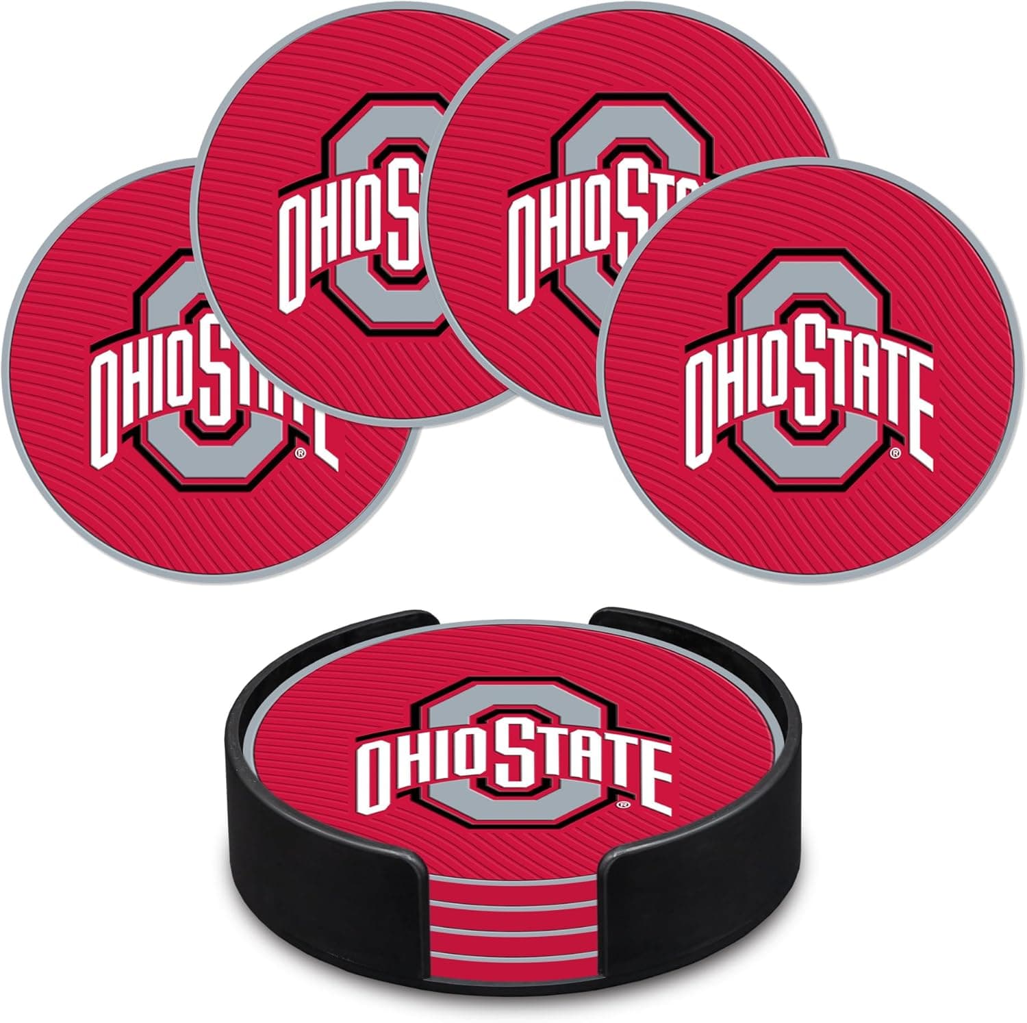 NCAA Ohio State Buckeyes Coaster Set - Save Over 37%