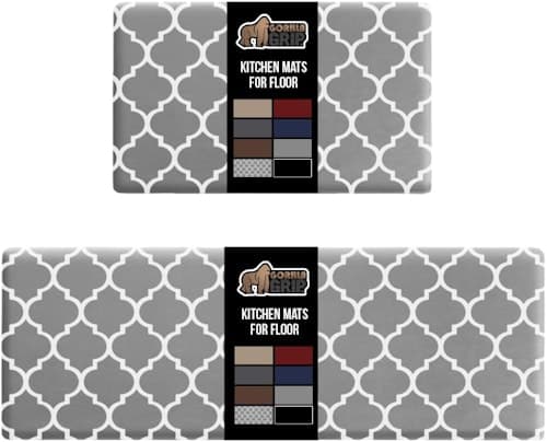 Gorilla Grip 2-Pack Cushioned Kitchen Mats