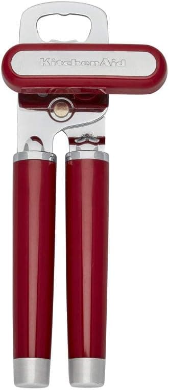 Save on KitchenAid's Versatile Can Opener in Matte Red