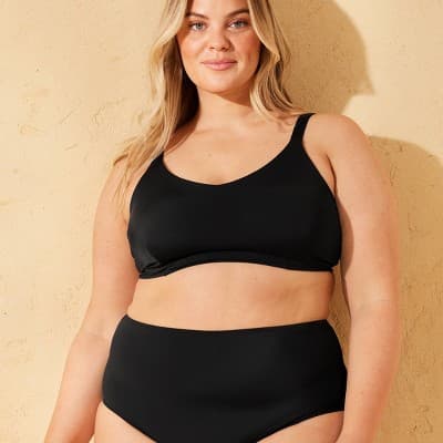 Andie Swim Women's Santo Bikini Top - Black 2X