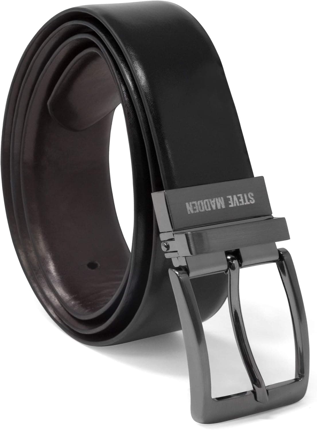 Steve Madden Reversible Men's Dress Casual Leather Belt