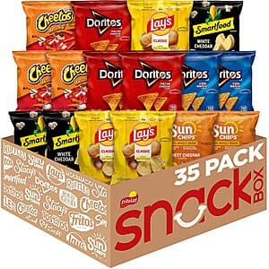 Indulge in Frito-Lay's Classic Mix Variety - 35-Pack for $14