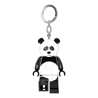 LEGO Minifigures Keychain Light - Panda Guy: ABS Material, Mini Figure, Includes Batteries