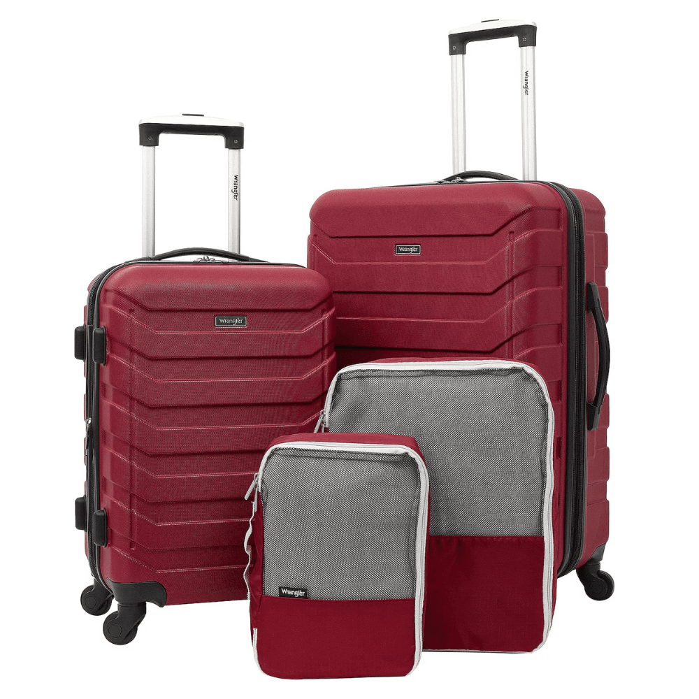 Travel with Confidence in This Wrangler 4-Piece Luggage Set
