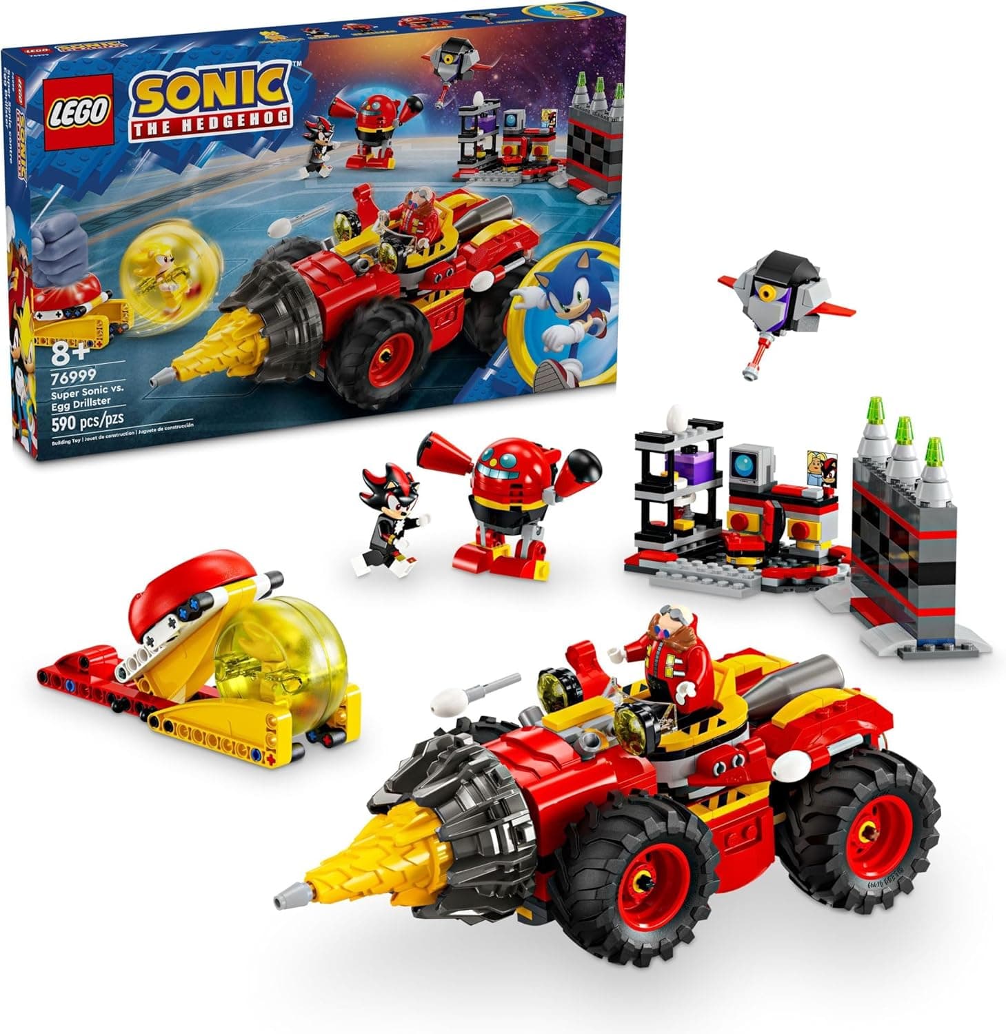 Unleash the Power of LEGO Sonic: Super Sonic vs. Egg Drillster