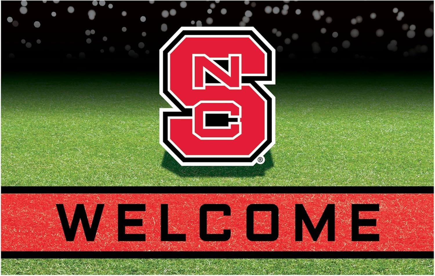 Protect Your Doorstep with the FANMATS NC State Wolfpack Crumb Rubber Mat
