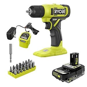 Ryobi One+ 18V Cordless Drill/Driver Kit - Get Powerful Drilling for $39.90