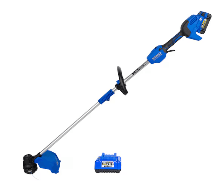 Kobalt 24V Battery String Trimmer with 4.0Ah Battery at Lowe's