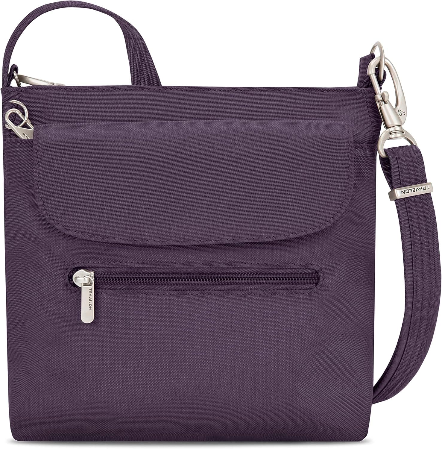 Travelon Anti-theft Mini Shoulder Bag in Purple