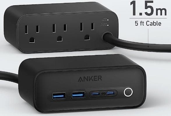 Save 55% on Anker 525 7-in-1 USB-C Charging Station with 5ft Cord