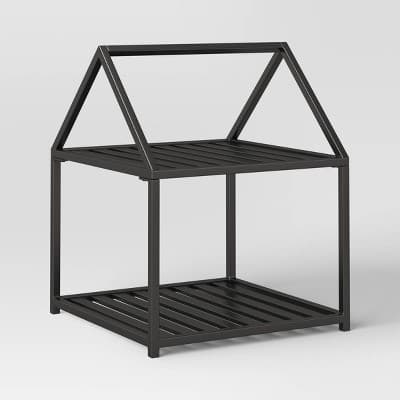Metal Wood Storage A Frame - Threshold™: Iron Log Rack, Powder-Coated, Indoor/Outdoor Use