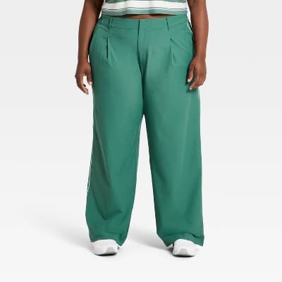 Women's High-Rise Golf Trousers - All In Motion™ Forest Green XXL