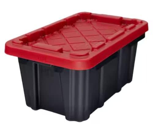 HDX Tough Storage Tote - 50% Off at Home Depot
