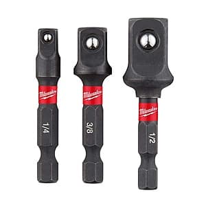 Durable Milwaukee Shockwave Socket Adapter Set on Sale
