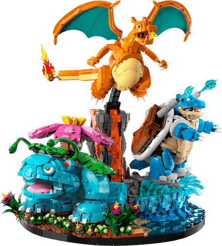 LEGO Venusaur, Charizard and Blastoise