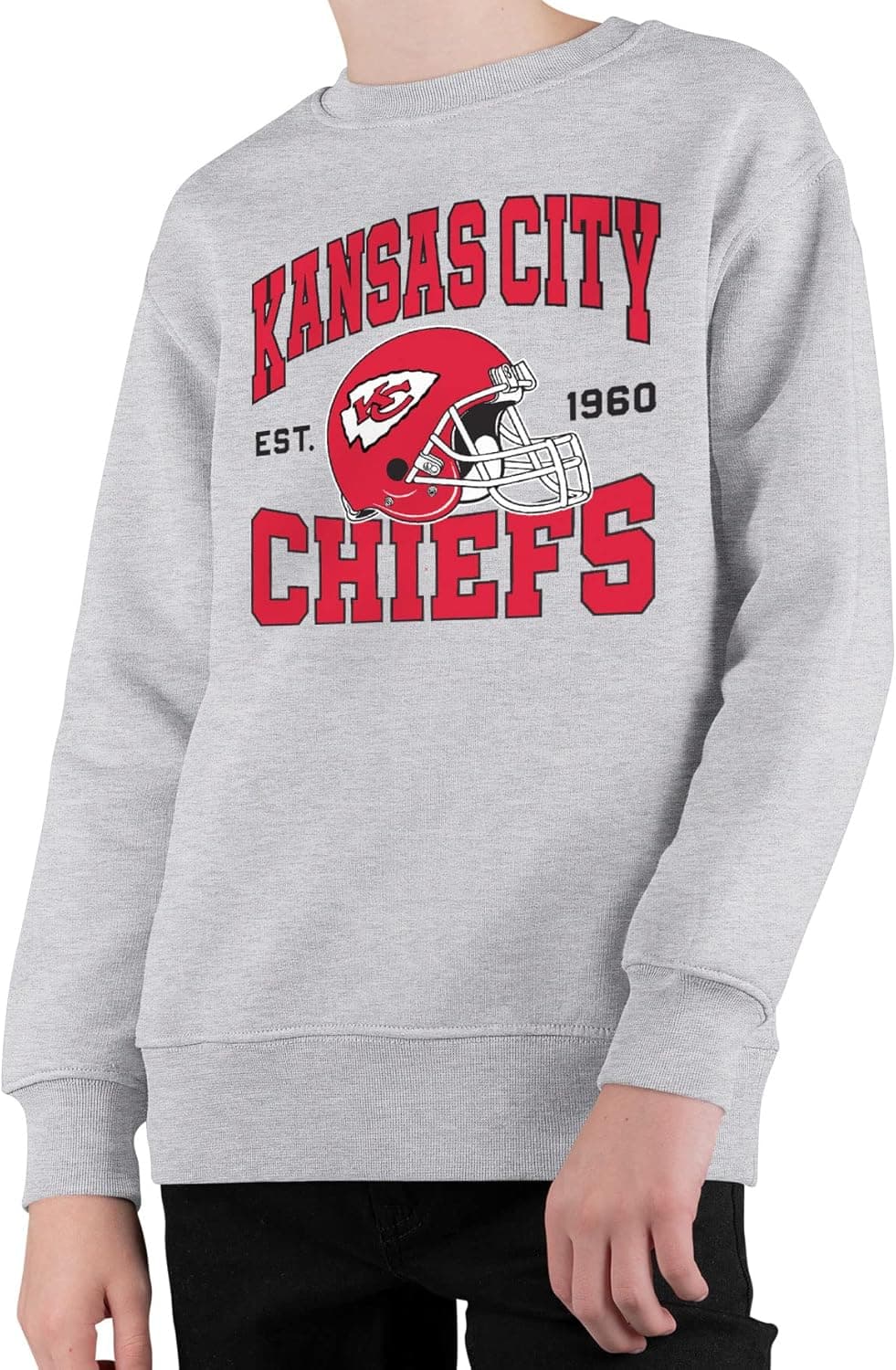 Cheer on the Chiefs with Kids' NFL Helmet Sweatshirt