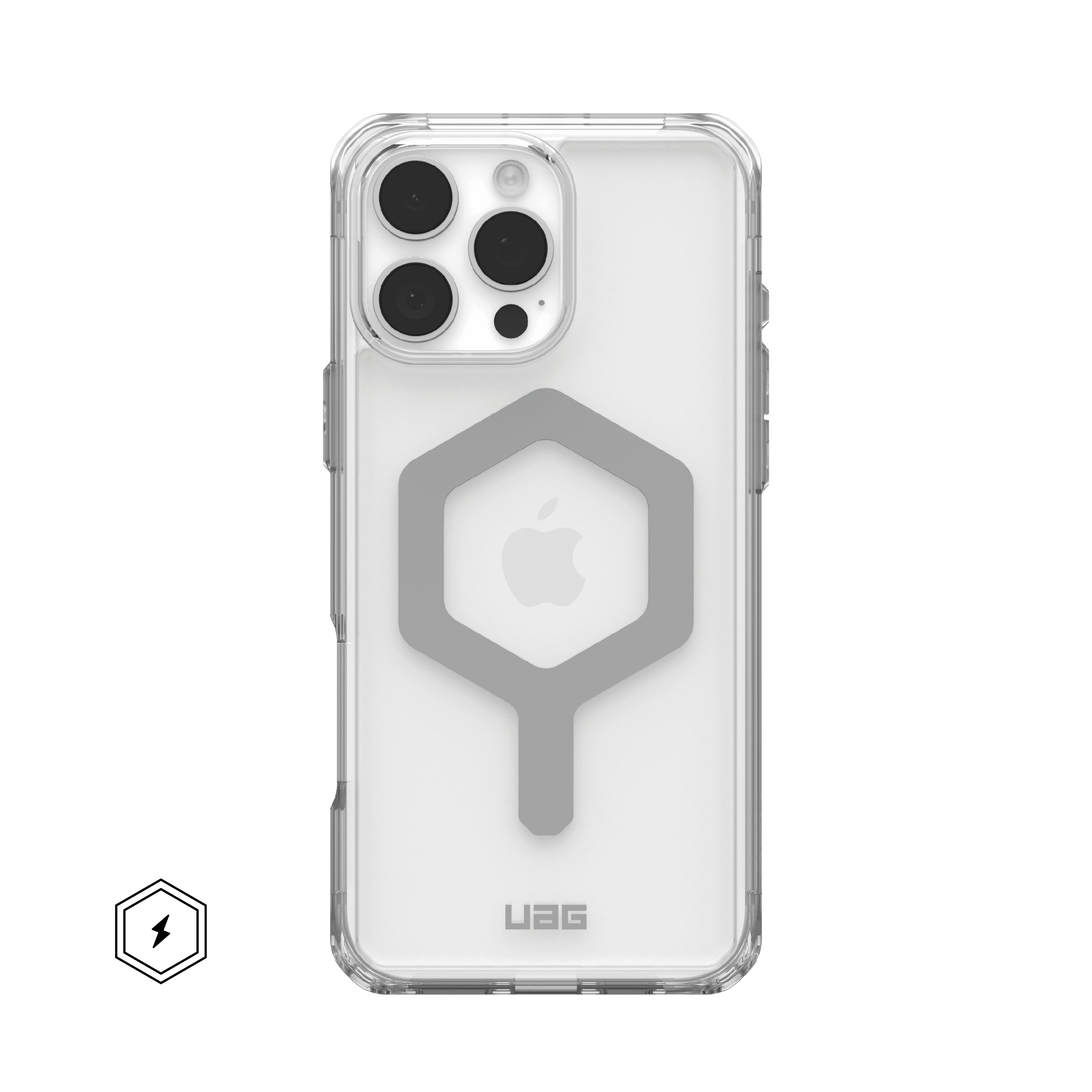 UAG - Plyo Series Case with Magsafe for Apple iPhone 16 Pro Max - Ice/Silver