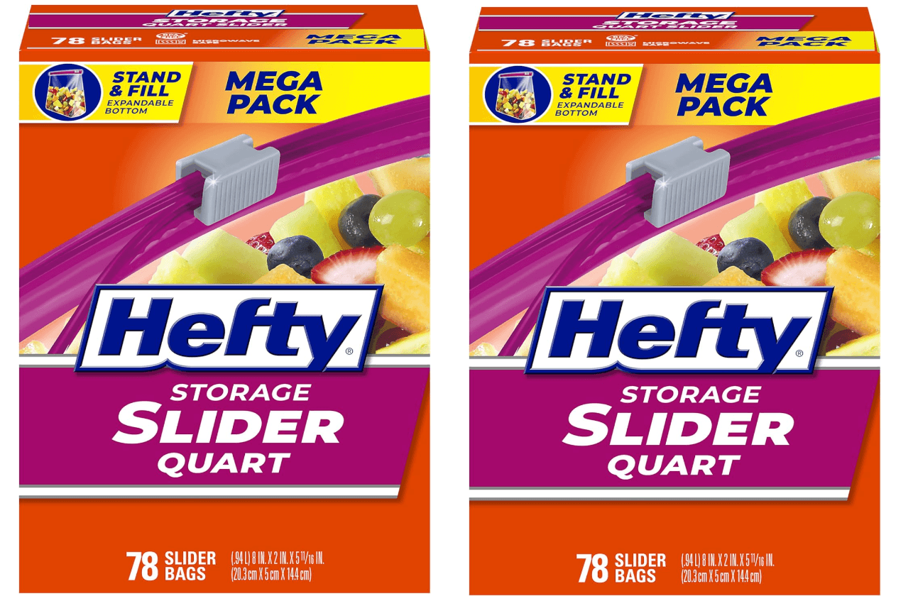 Stock Up on Hefty Slider Storage Bags (40% Off)