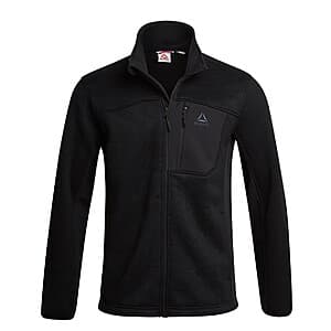 Reebok Men’s Textured Fleece Jacket (3 Colors, S-3XL) $15