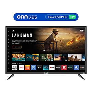 Save over 50% on this 32-inch 720p Smart TV from onn.