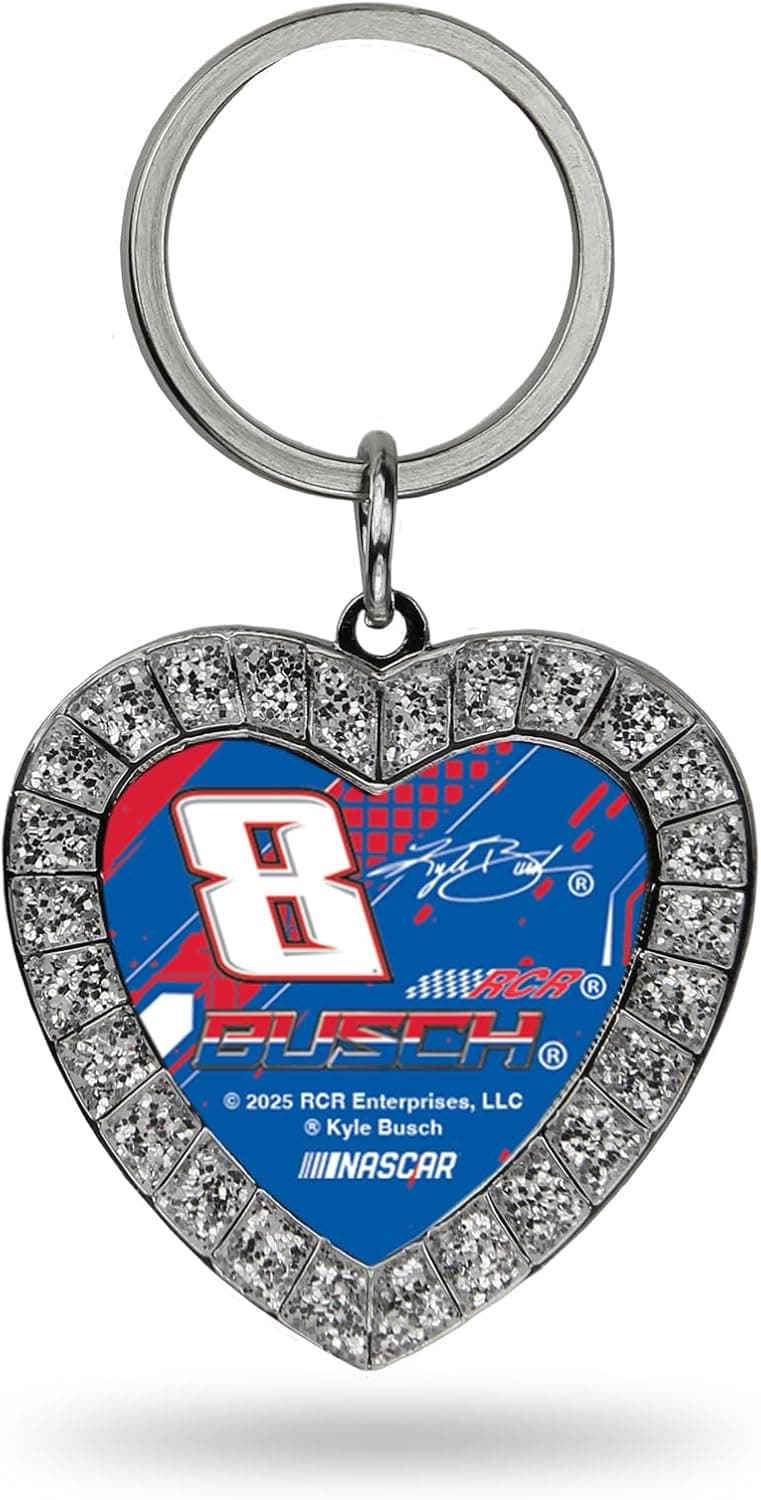 Stylish NASCAR Bling Key Chain by Rico Industries