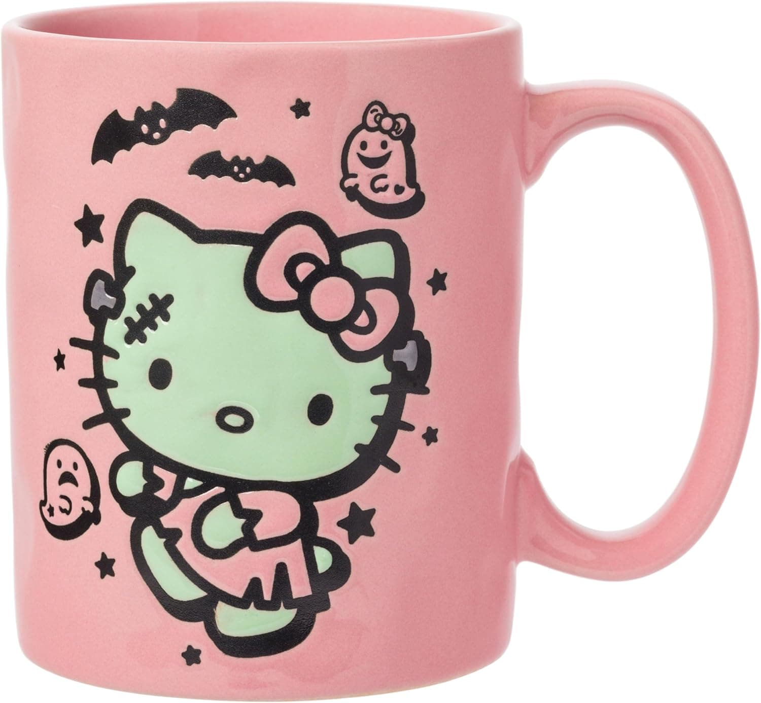 Spooky Sip: Hello Kitty Frankenstein Mug