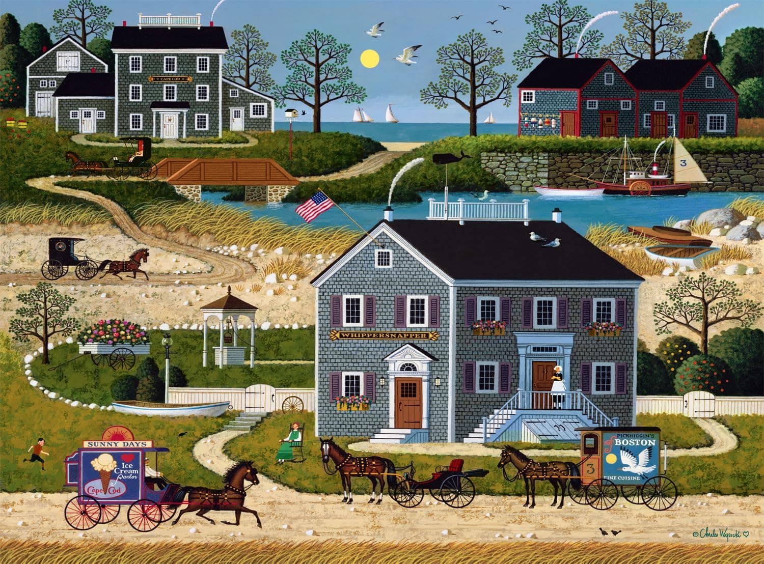 Immerse Yourself in Coastal Charm with the Buffalo Games Jigsaw Puzzle