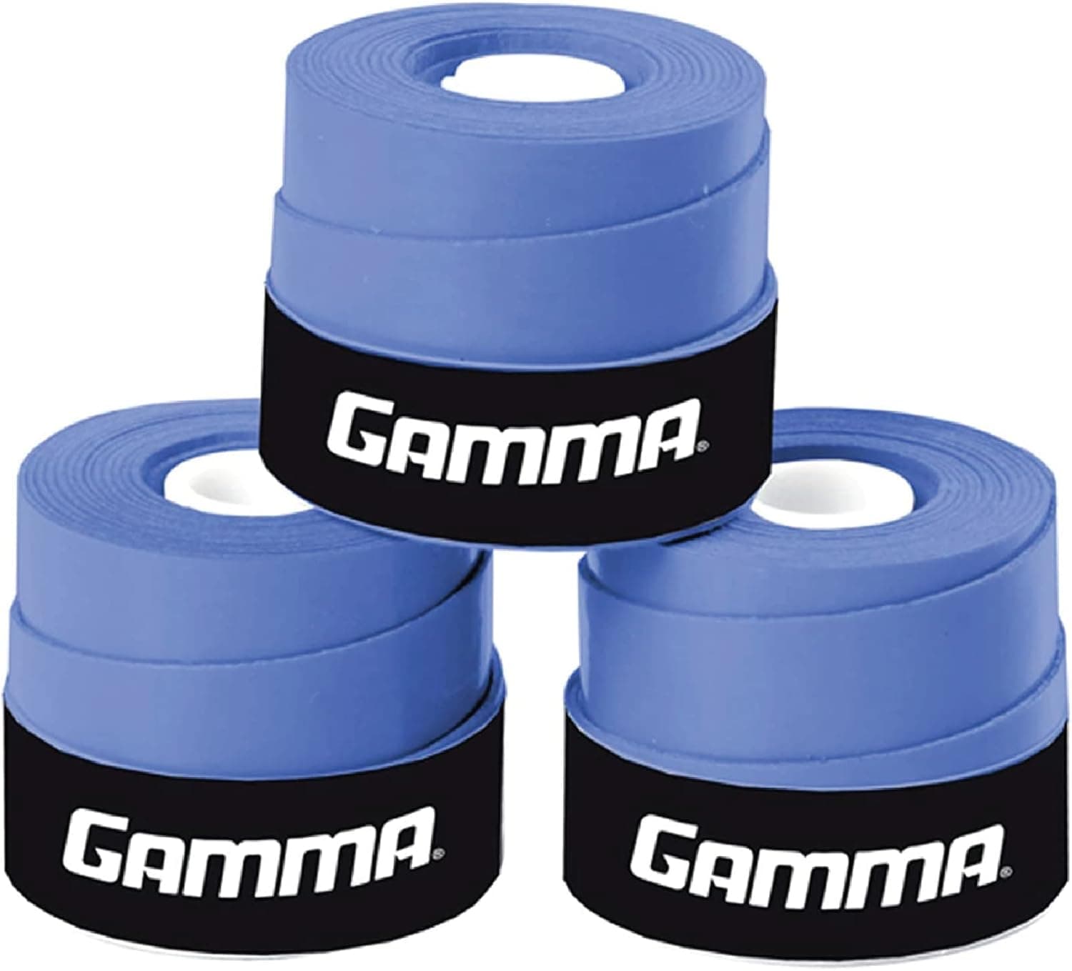 Gamma Sports Supreme Tac Baseball Grip Wrap (3 Pack) – Tacky, Absorbent, Non-Slip, Easy to Apply – Great for Any Size Handle, Aluminum or Wood Bat, Blue