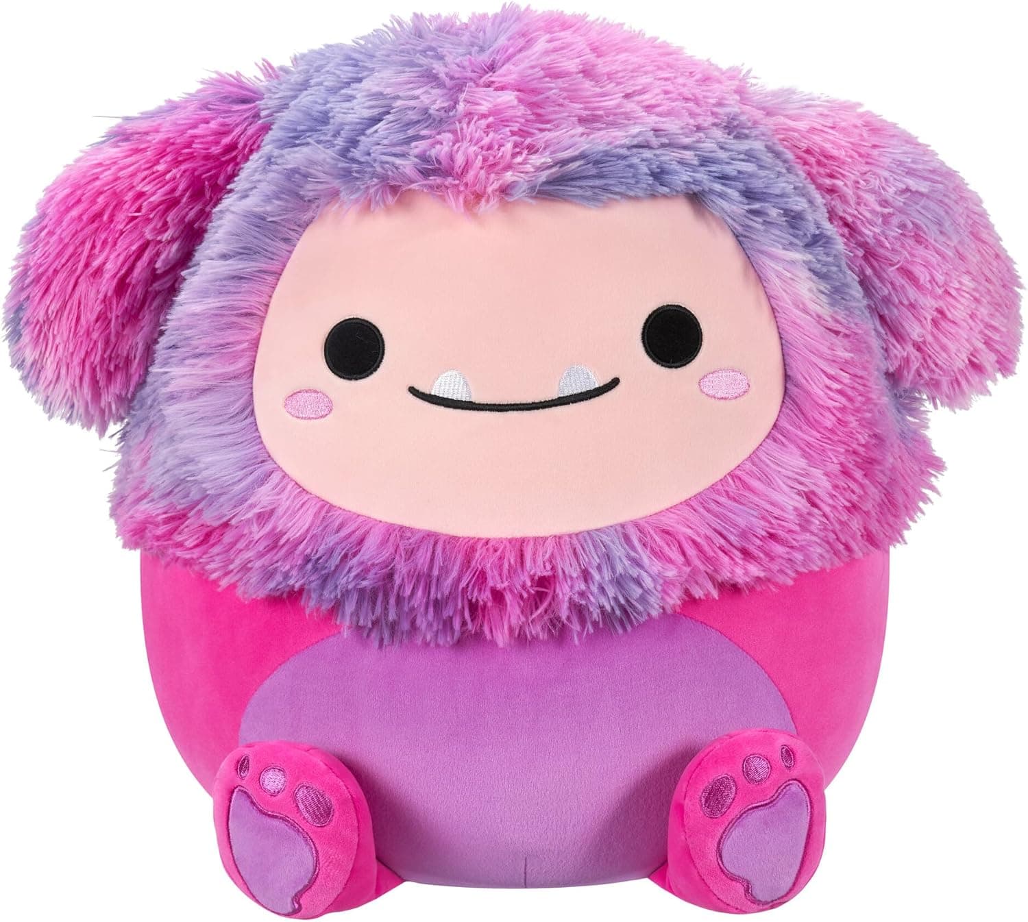 Cozy Bigfoot Plush - Squishmallows 14-Inch Tie-Dye Magenta