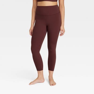 Women's Everyday Soft Ultra High-Rise 7/8 Leggings - All In Motion™ Maroon L