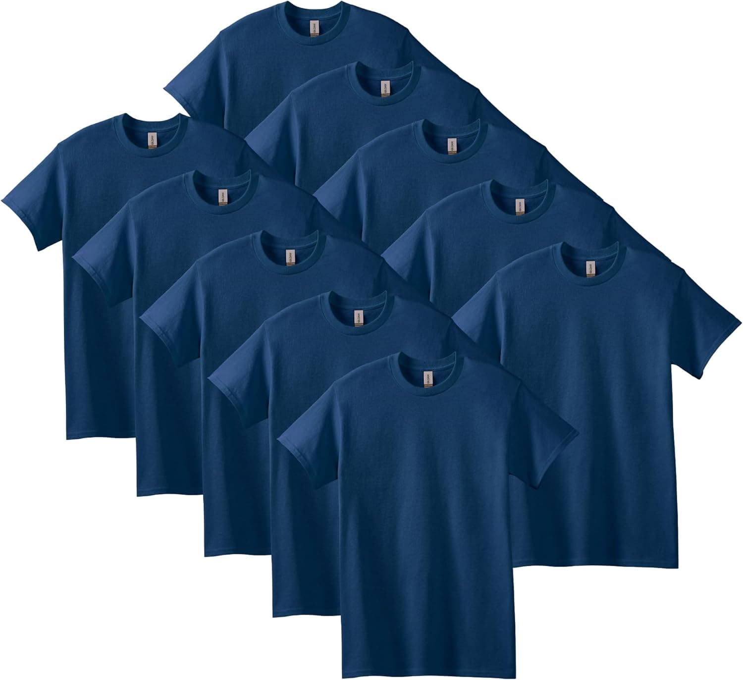 Gildan Men's Heavy Cotton T-Shirts in Navy, X-Large