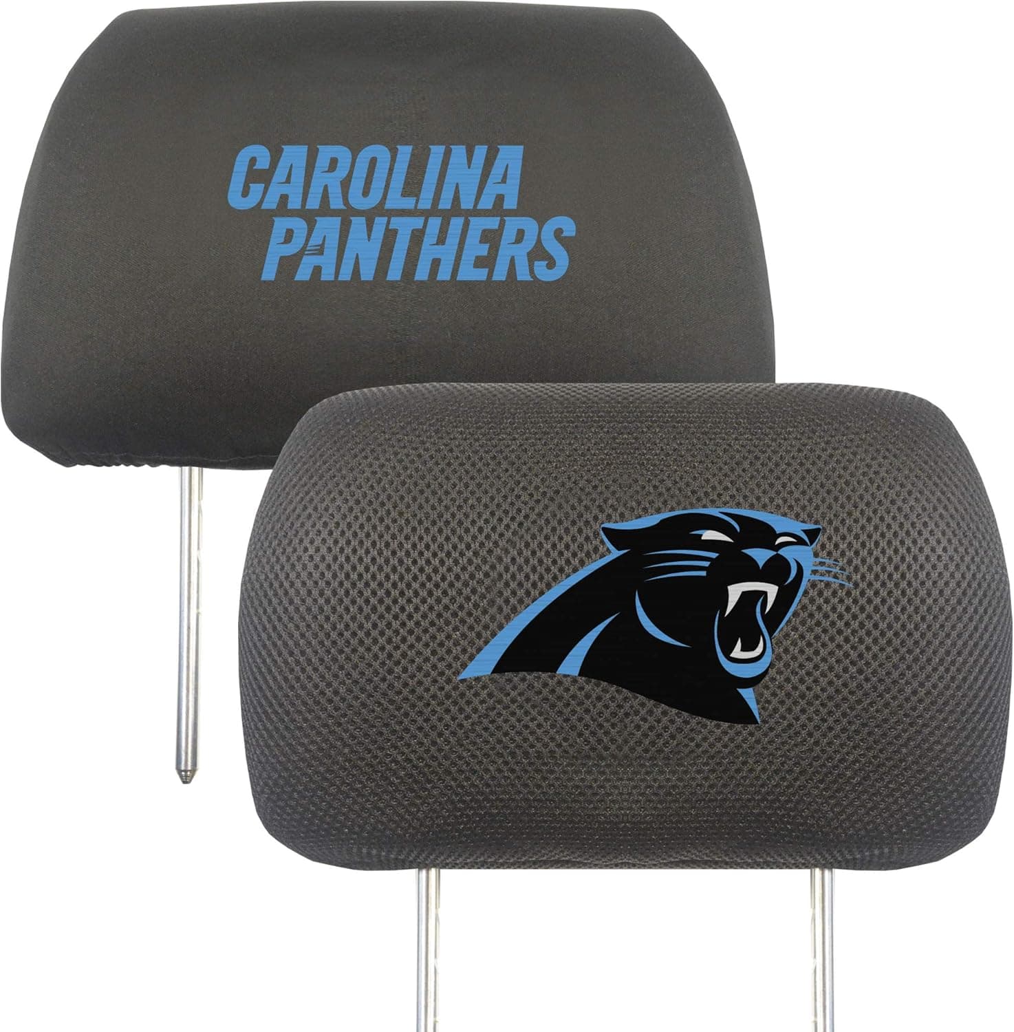 Elevate Your Ride: Carolina Panthers Head Rest Covers