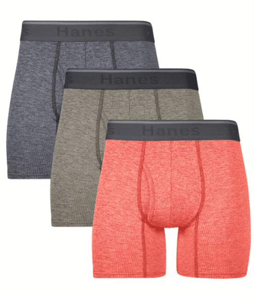 Hanes Breathable Stretch Boxer Briefs - 3-Pack