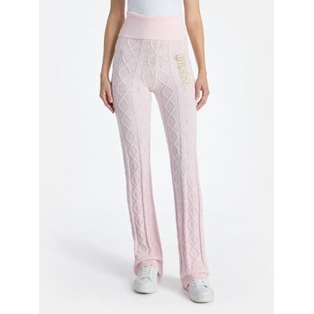 Wicked Women's Graphic Cable Knit Sweater Pants, 30" Inseam, Sizes XXS-XXL