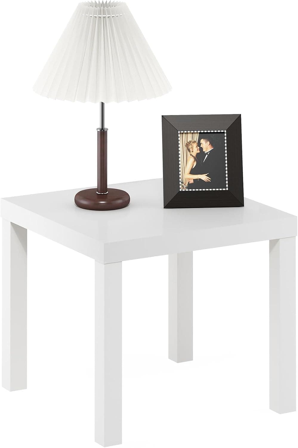 Furinno Classic Side Table: Sleek Modern Design, Hassle-Free Assembly