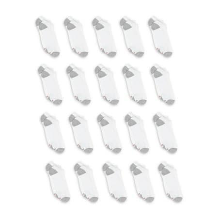 Hanes Men's Lightweight Comfort Super Value No Show Socks - 20Pk