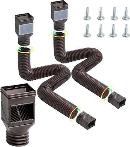 Vevor Rain Gutter Downspout Extensions 2-Pack - 24% Off