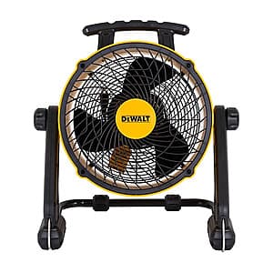 DeWALT Heavy Duty Wired 3-Speed Benchtop & Hanging Drum Fan