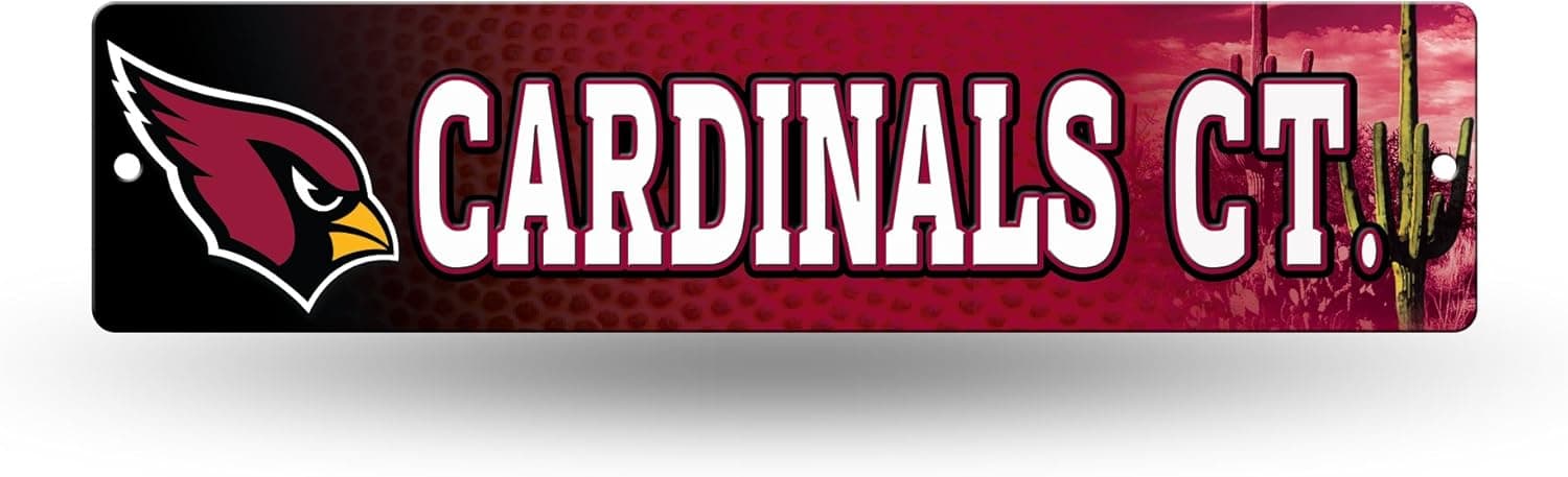 Collectible NFL Team Street Sign - 16" Arizona Cardinals