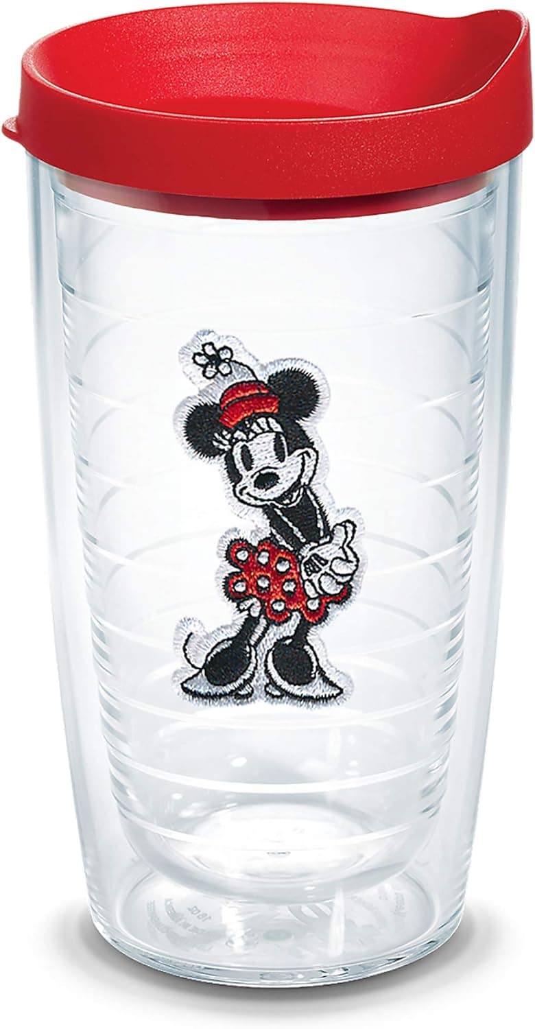 Enjoy Minnie's Classic Style in a Durable Tervis Tumbler