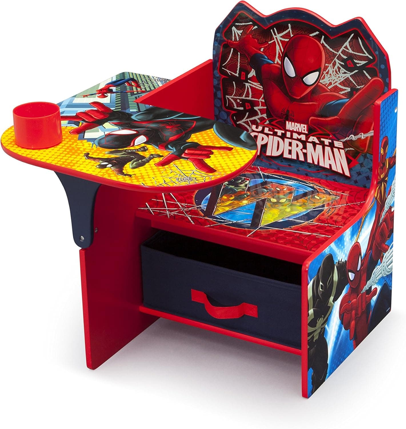 Delta Children Chair Desk With Storage Bin - Greenguard Gold Certified, Spider-Man