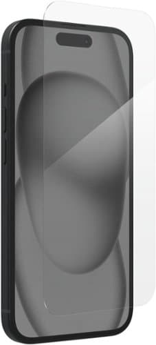 ZAGG - Glass Elite Maximum Impact & Scratch Screen Protector for Apple iPhone 15 - Clear