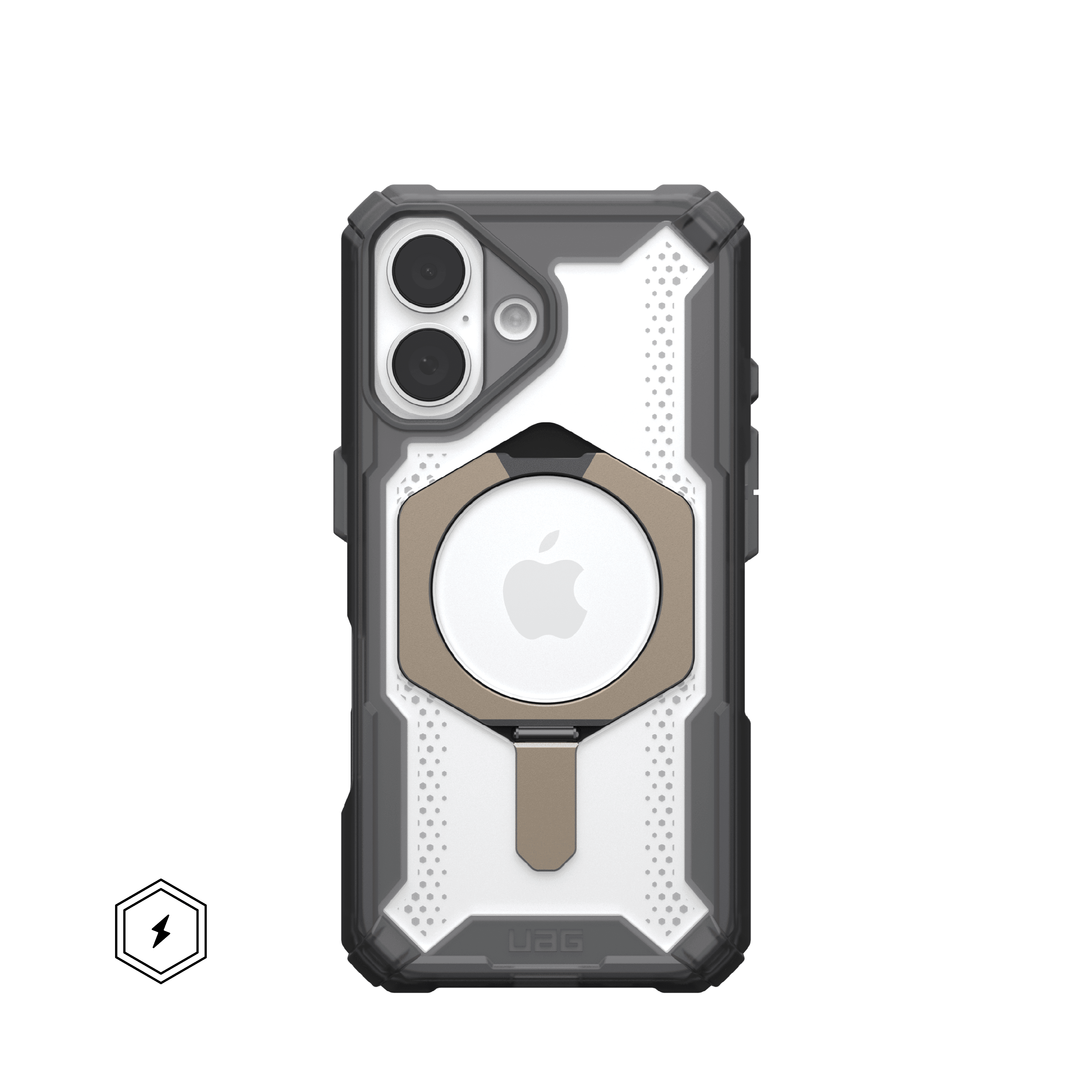 UAG - Plasma XTE Series Case with Magsafe for Apple iPhone 16 - Ash/Titanium