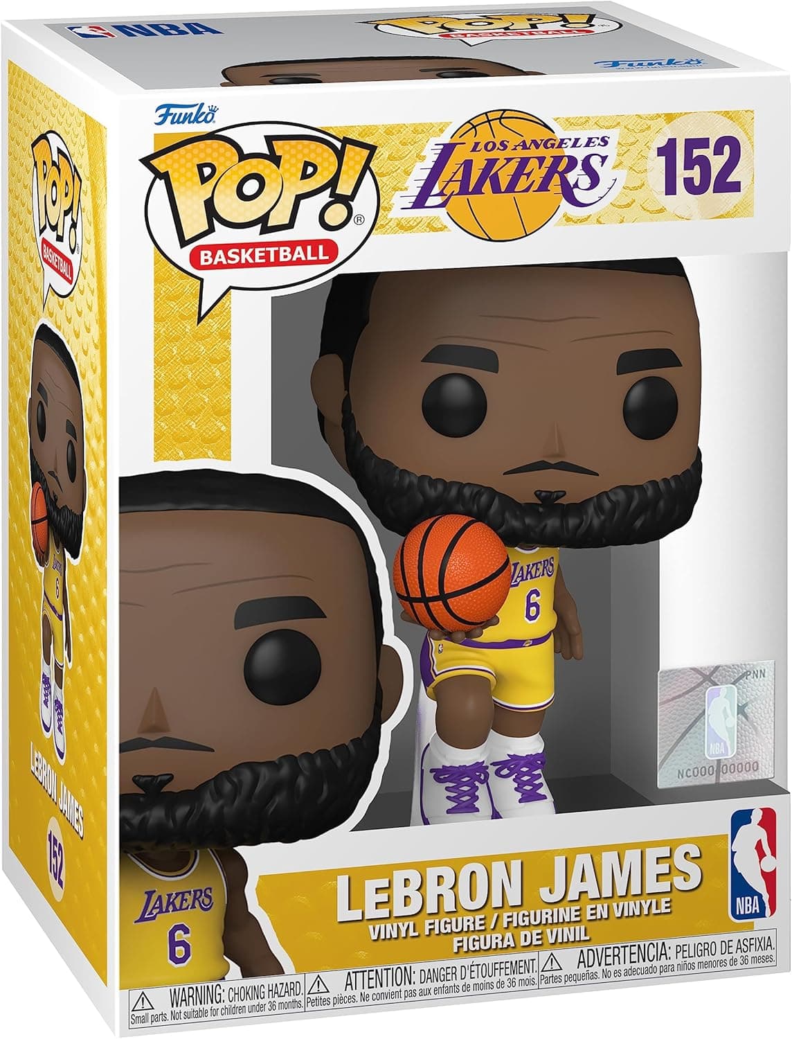 Funko Pop NBA: Lebron James - Collectible Vinyl Figure