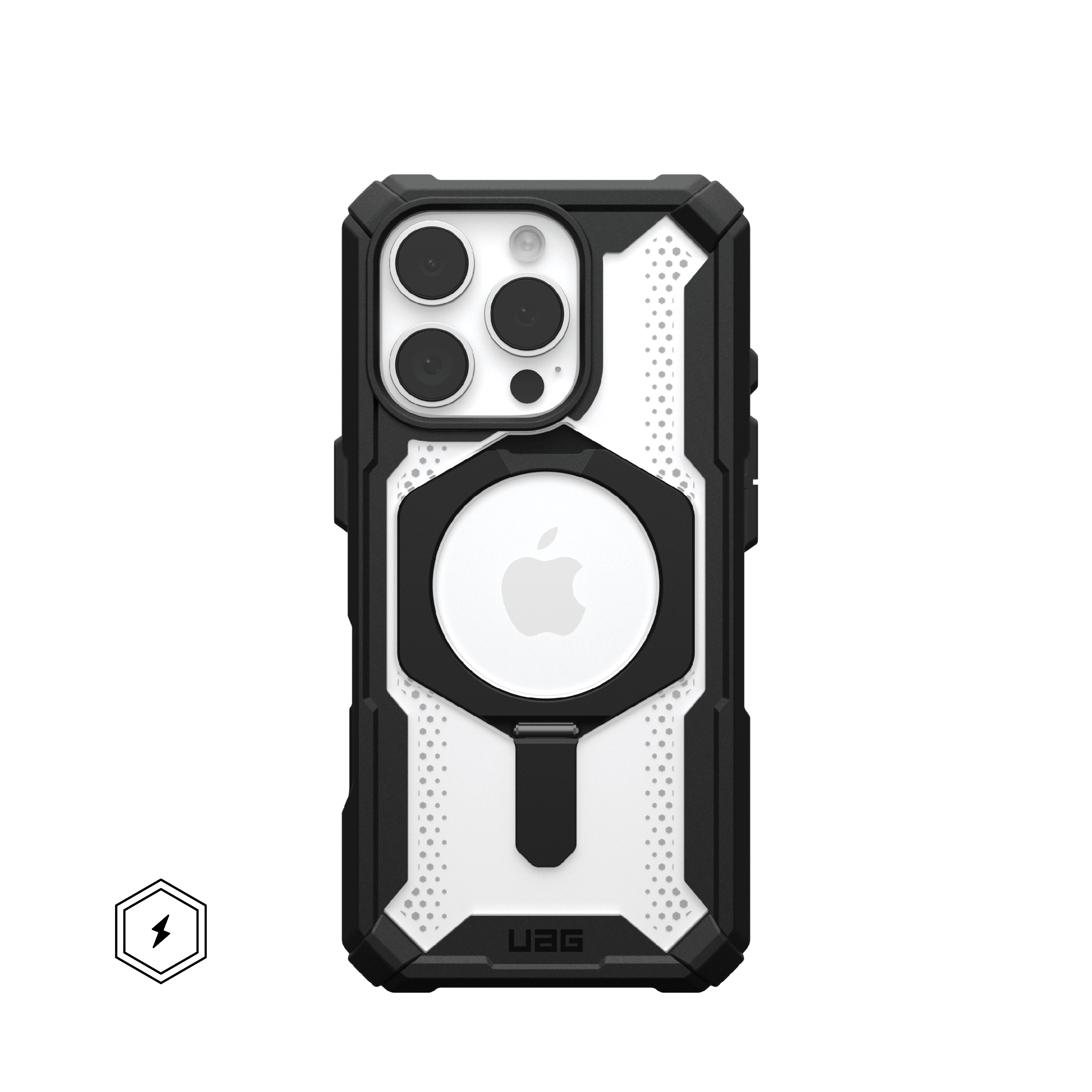 UAG - Plasma XTE Series Case with Magsafe for Apple iPhone 16 Pro - Black/Clear