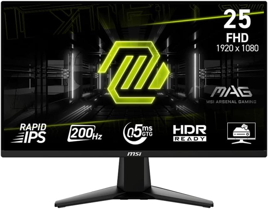 MSI 25-inch 1080p 200Hz Gaming Monitor with Adaptive Sync