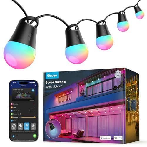 Govee Smart Outdoor String Lights: Illuminate Your Space