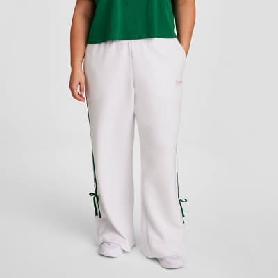 Champion Women's In the Stands Side-Tie Pants - White 1X