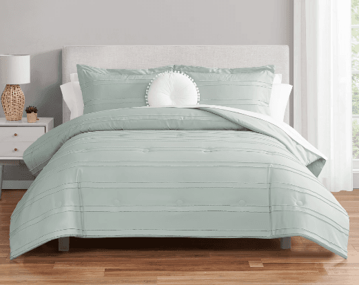 10-Piece Mainstays Bed in a Bag Comforter Set w/ Sheets Walmart