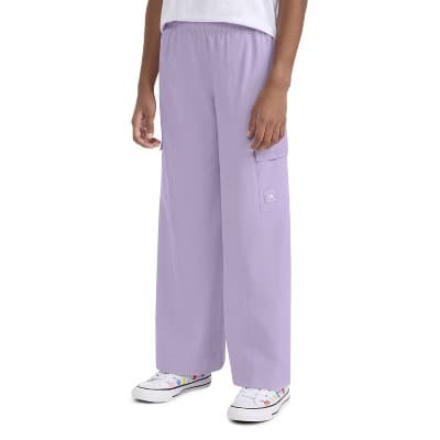 Converse® Girls' Cargo Pants - Lavender L